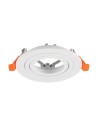 V-TAC GU10 Корпус Алумин Кръг Бял - 24225