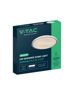 V-TAC LED Designer Domelight 30W/60W/30W Remote Contron 3in1 Dimmable Black Cover - 24202 - Цена | LEDs4economy 2