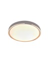 V-TAC LED Designer Domelight 30W/60W/30W Remote Contron 3in1 Dimmable Walnut Grain - 24206