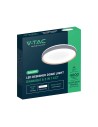 V-TAC LED Designer Domelight 20W/40W/20W Remote Contron 3in1 Dimmable Wood Grain - 24200 - 2