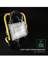 V-TAC 50W LED Прожектор CREE CHIP Черно Тяло L Stand EU Plug 4000K - 242186 - 4