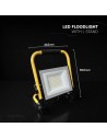 V-TAC 50W LED Прожектор CREE CHIP Черно Тяло L Stand EU Plug 6400K - 242196 - 5