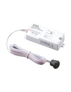 V-TAC 2в1 Инфраред Сензор За Врата Бял - 24357 - Цена | LEDs4economy