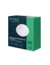 V-TAC E27 Плафониера 2IN1 Сензор Бяла - 24359 - 2