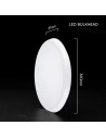 V-TAC REAL MICROWAVE PRESENCE SENSOR LAMP LED BY CREE CCT: 5IN1 POWER SELECT -WHITE - 24360 - 5