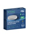 V-TAC 12W LED CREE CHIP Мини Панел Външен 3в1 Кръг - 78736 - 2
