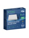 V-TAC 12W LED CREE CHIP Мини Панел Външен 3в1 Квадрат - 104956 - 2