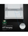 V-TAC 24W LED CREE CHIP Мини Панел Външен 3в1 Квадрат - 105146 - 4