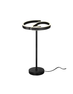 V-TAC 25W LED Декоративна Настолна Лампа (D150mm*H25mm) 4000K Пясъчно Черно - 24291 - Цена | LEDs4economy
