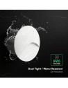 V-TAC 3W LED Осветление За Стъпала 3000K Бяло Тяло Кръг IP65 - 24230 - 4