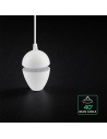 V-TAC 9W LED Пендел Алумин Бял - 24232 - 5