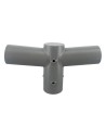 LEDline Двойна рогатка за модулен стълб, сив - 220355