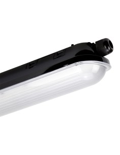 LEDline LINKER херметично осветително тяло 4000K 40W 6000lm IP65 120см черно PRIME авариен модул LAW 3h AT - 203754-LAW3HAT - Це