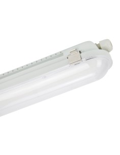 LEDline Херметично осветително тяло RANGER 3CCT 3K/4K/5K 25-55W 8250lm IP66 150cm сив PRIME сензор за движение MV авариен модул 