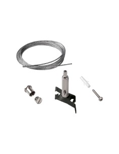 Ideal lux ® Аксесоар | LINK 3-PHASE TRIMLESS KIT SOSPENSIONE 3 MT NERO | - 243283 - Цена | LEDs4economy
