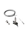 Ideal lux ® Аксесоар | LINK 3-PHASE TRIMLESS KIT SOSPENSIONE 3 MT NERO | - 243283 - Цена | LEDs4economy