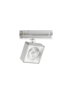 Ideal lux ® Прожектор за трипроводна шина | POV TR 3-PHASE SQUARE BIANCO | 22W | IP20 - 296364 - Цена | LEDs4economy