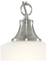 Searchlight® I Пендел American Diner - сребро и киселинно стъкло I 1 x E27 - 1044 - 3