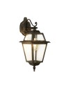Searchlight® I Фенер New Orleans - черно злато, прозрачно стъкло, IP44 I 1 x E27 - 1522