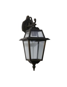 Searchlight® I Фенер New Orleans - черно злато, прозрачно стъкло, IP44 I 1 x E27 - 1522 - Цена | LEDs4economy 2