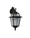 Searchlight® I Фенер New Orleans - черно злато, прозрачно стъкло, IP44 I 1 x E27 - 1522 - 2