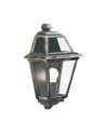 Searchlight® I Фенер New Orleans - черно злато, стъкло, IP44 I 1 x E27 - 1523
