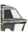 Searchlight® I Фенер New Orleans - черно злато, стъкло, IP44 I 1 x E27 - 1523 - 3