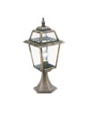 Searchlight® I Градински стълб New Orleans - алуминий, черно злато и стъкло, IP44 I 1 x E27 - 1524