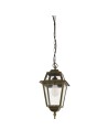 Searchlight® I Висящ фенер New Orleans, черно злато и стъкло, IP44 I 1 x E27 - 1526 - 2