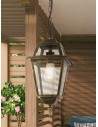 Searchlight® I Висящ фенер New Orleans, черно злато и стъкло, IP44 I 1 x E27 - 1526 - 5
