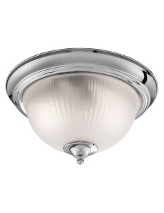 Searchlight® I American Diner плафон - сатенено сребристо и киселинно стъкло I 2 x E14 - 4042 - Цена | LEDs4economy 2
