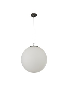 Searchlight® I Пендел Atom - черен метал и опалово стъкло I 1 x E27 - 6088 - Цена | LEDs4economy 2