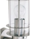Searchlight® I Външен аплик Edgeware + сензор - неръждаема стомана, IP44 I 1 x E27 - 6211 - 3