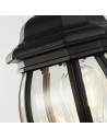 Searchlight® I Градински стълб Bel Aire 500 мм, черен с прозрачно стъкло I 1 x E27 - 7172 - 3