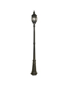 Searchlight® I Градински стълб Bel Aire 221 см - копринено черно и стъкло, IP23 I 1 x E27 - 7174 - Цена | LEDs4economy