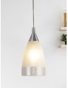Searchlight® I Пендел Ankara - сатенено сребро и киселинно стъкло I 1 x E27 - 7702 - 5