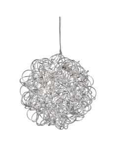 Searchlight® I LED Полилей Scribble - хромирана, диамантено шлифована метална I 6 x G4 - 9432 - Цена | LEDs4economy