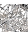 Searchlight® I LED Полилей Scribble - хромирана, диамантено шлифована метална I 6 x G4 - 9432 - 2