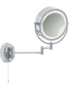 Searchlight® I Огледало за баня с осветление и подвижно рамо - хром, IP44 I 1 x E14 - 11824
