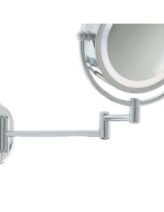 Searchlight® I Огледало за баня с осветление и подвижно рамо - хром, IP44 I 1 x E14 - 11824 - Цена | LEDs4economy 2