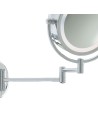 Searchlight® I Огледало за баня с осветление и подвижно рамо - хром, IP44 I 1 x E14 - 11824 - 2