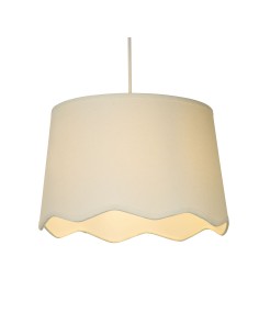 Searchlight® I Абажур Evan Ivory Scallop I x Adaptable B22 E14 E27 - 53103 - Цена | LEDs4economy