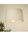 Searchlight® I Абажур Evan Ivory Scallop I x Adaptable B22 E14 E27 - 53103 - 5