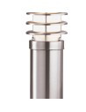 Searchlight® I Градински стълб Louvre - неръждаема стомана, метал и поликарбонат I 1 x E27 - 052-450 - 3