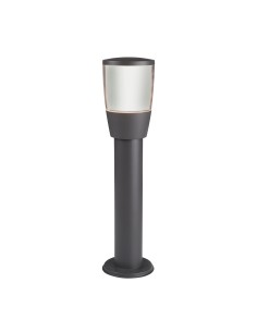 Searchlight® I Градински стълб Tucson - сив метал и поликарбонат I 1 x E27 - 0598-450GY - Цена | LEDs4economy 2