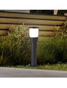 Searchlight® I Градински стълб Tucson - сив метал и поликарбонат I 1 x E27 - 0598-450GY - 5