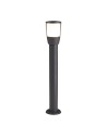 Searchlight® I Градински стълб Tucson - сив метал и поликарбонат I 1 x E27 - 0598-900GY
