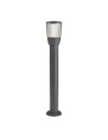 Searchlight® I Градински стълб Tucson - сив метал и поликарбонат I 1 x E27 - 0598-900GY - 2