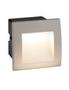Searchlight® I Външен аплик Ankle - сив алуминий и матирано стъкло I 1 x LED - 0661GY