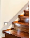 Searchlight® I Външен аплик Ankle - сив алуминий и матирано стъкло I 1 x LED - 0661GY - 5